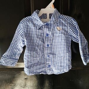 Baby Boy Button Up Shirt Size 6-9 Months